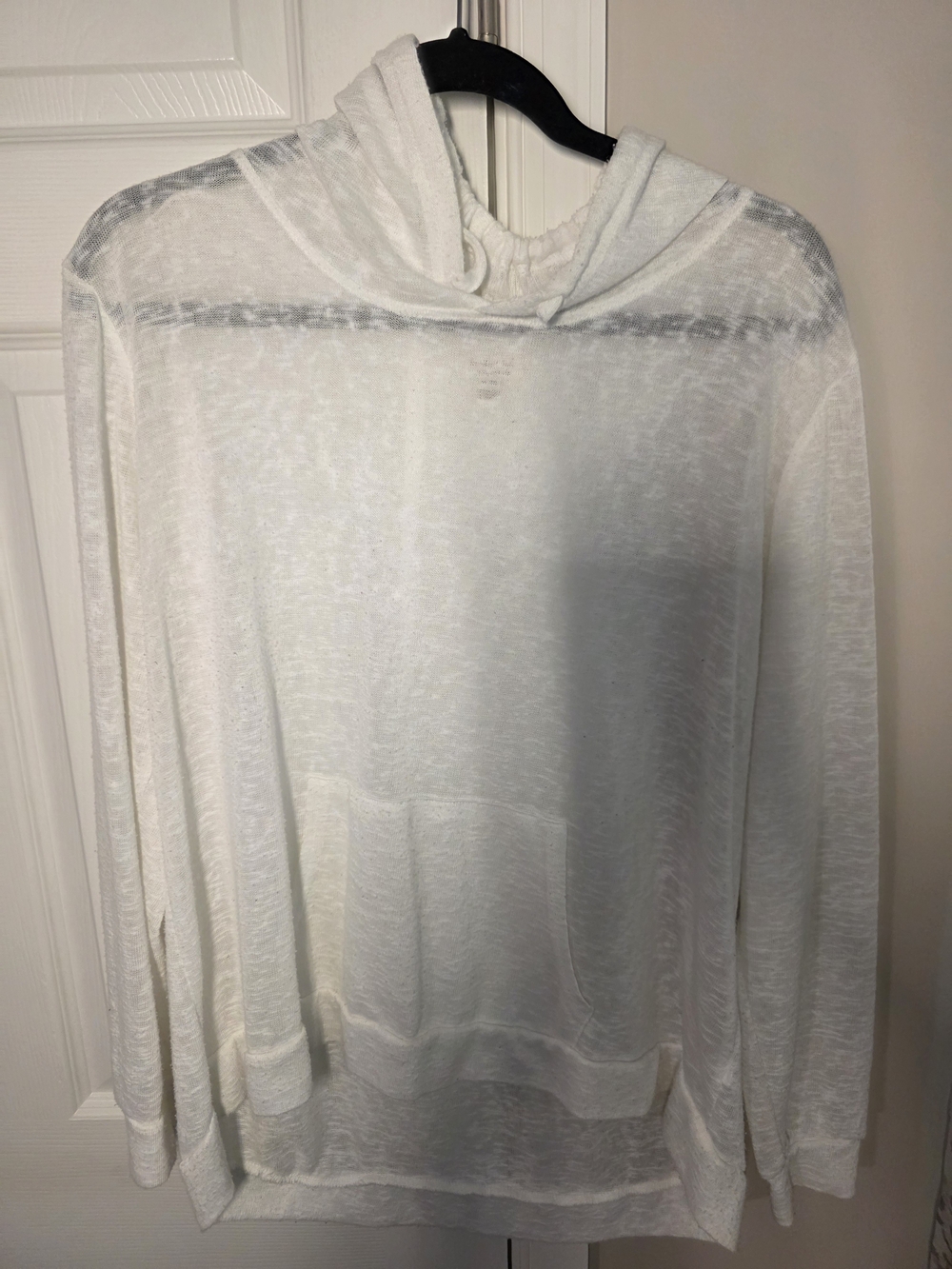 Weatherproof Vintage White Hooded Top